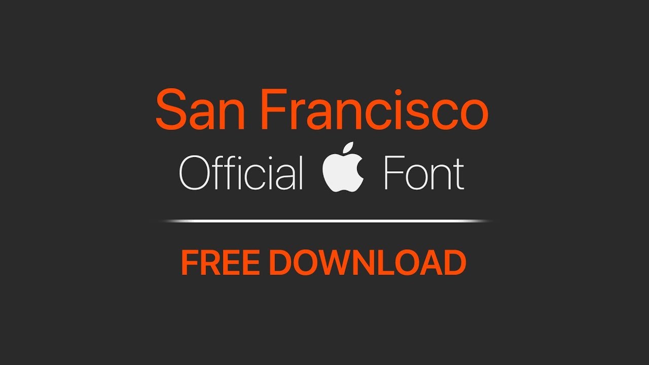 Free fonts download mac